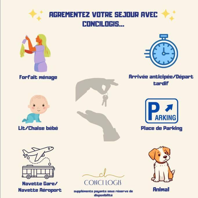 "Clavel 26" Joli T2 En Duplex A 3 Min Des Halles Sète Eksteriør billede